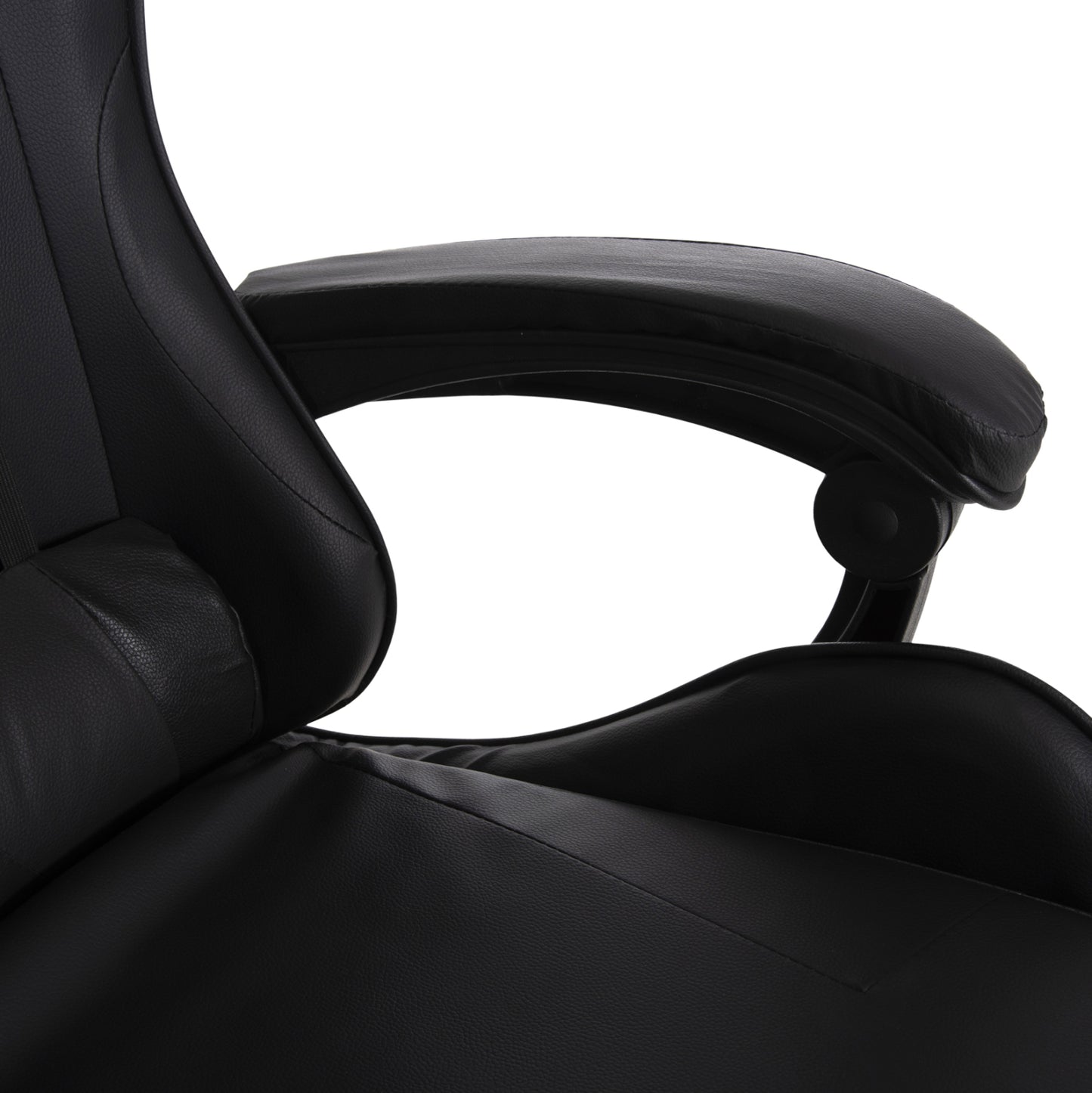 Gaming Chair Mancer Hm1194 Black Pu-black Polypropylene 59x69x125hcm.
