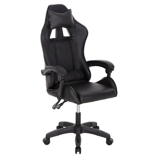 Gaming Chair Mancer Hm1194 Black Pu-black Polypropylene 59x69x125hcm.