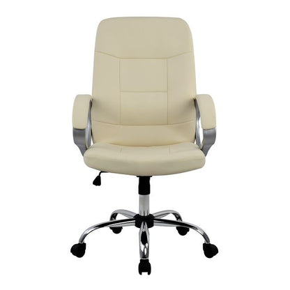 Manager's Office Chair Hm1024.08 Cream With Chromed Base 64x55x120