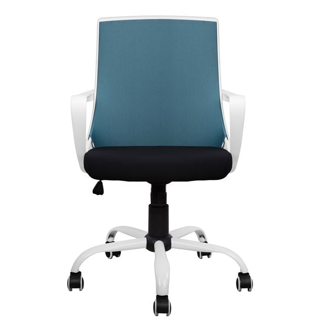 Office Chair Hm1053.06 Blue With Mesh And Metal Base 58x59x103 Cm