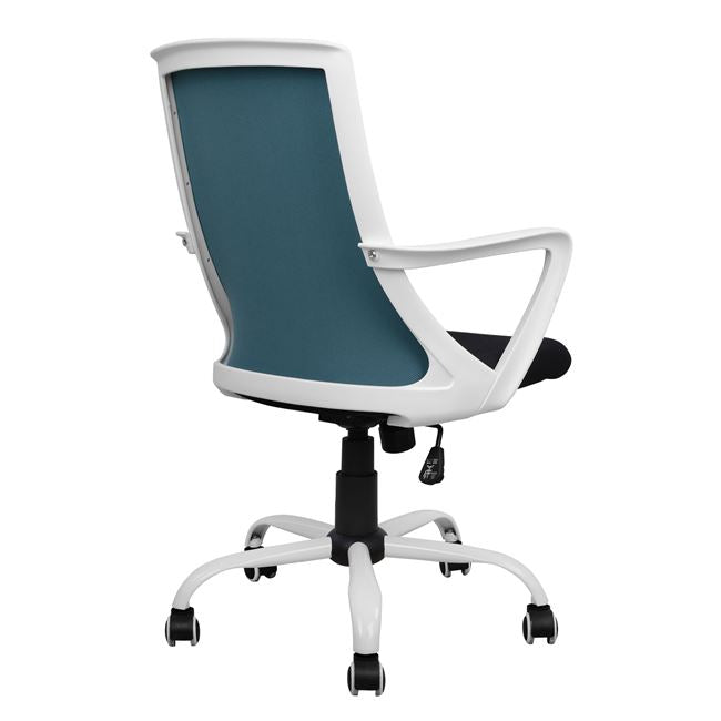 Office Chair Hm1053.06 Blue With Mesh And Metal Base 58x59x103 Cm
