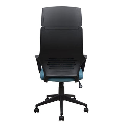 Office Chair Hm1054.06 Grey-light Blue And Black Base 64x61x126 Cm