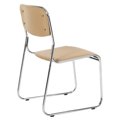 Conference/guest Chair Mabel Hm1019.07 Chromed Frame-mocha Pu 47x48x78hcm.