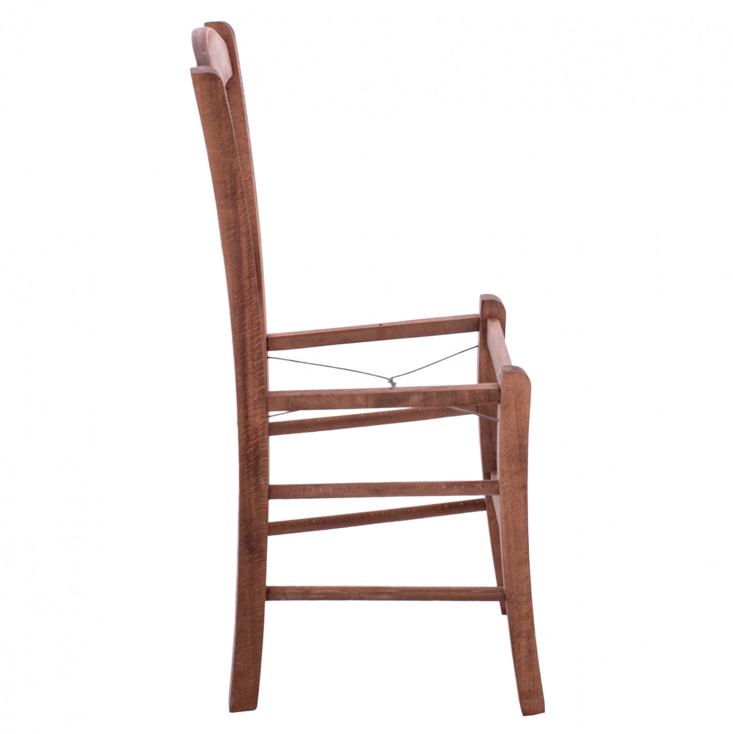 Traditional Coffee Shop Chair Auggie ΗΜ5577.01 Beech Wood With Impregnation In Walnut 40x48x88hcm