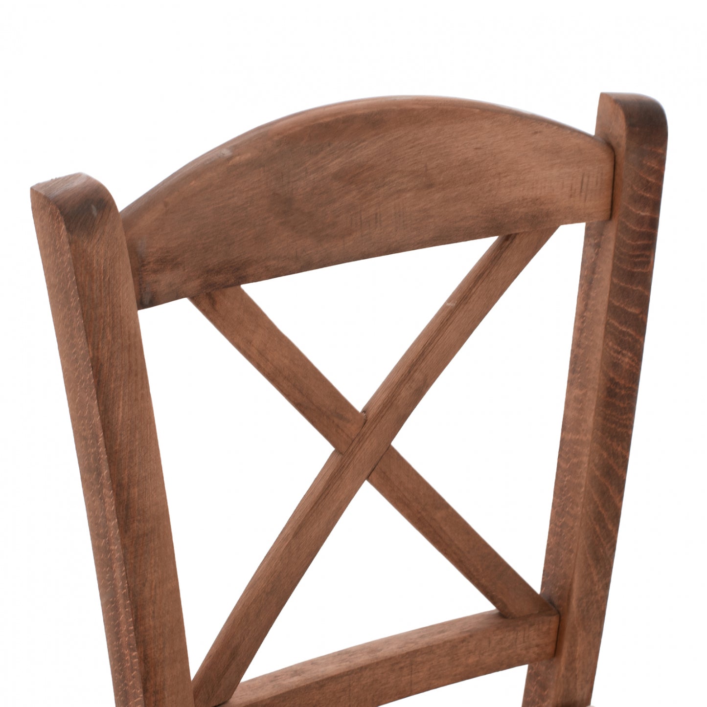 Traditional Coffee Shop Chair Auggie ΗΜ5577.01 Beech Wood With Impregnation In Walnut 40x48x88hcm