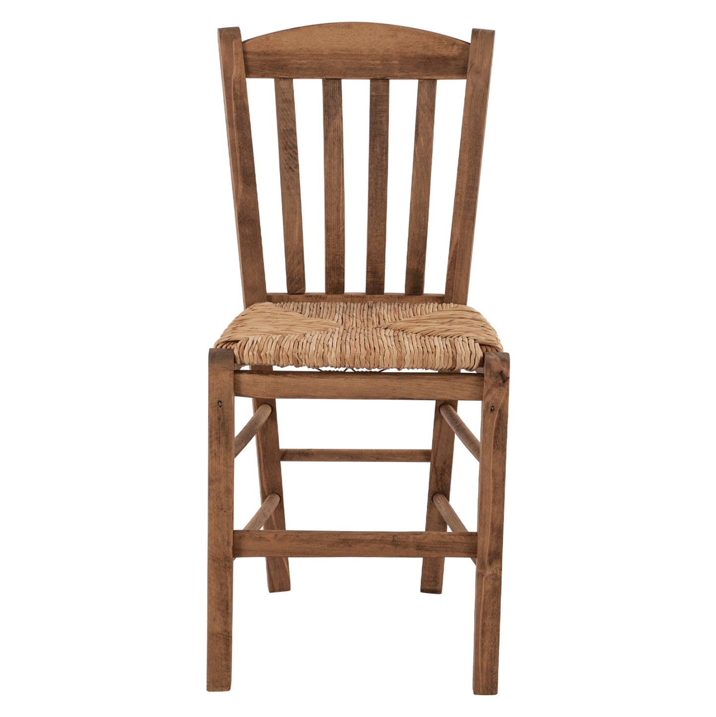 Traditional Chair Walnut With Straw Hm10376.01