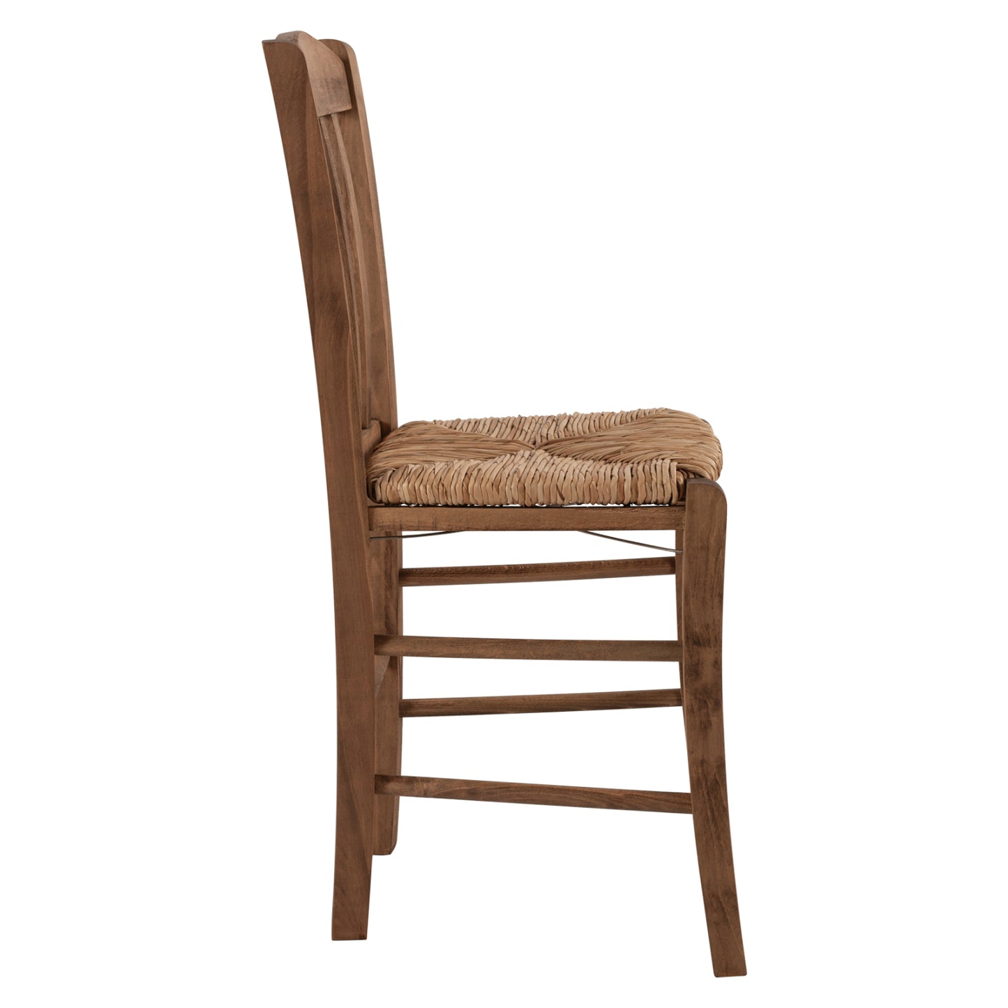 Traditional Chair Walnut With Straw Hm10376.01