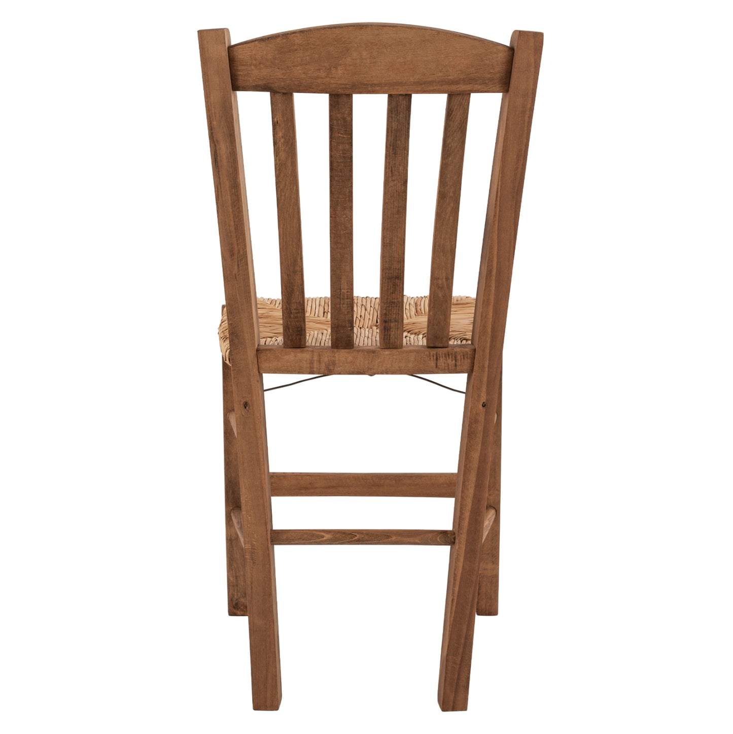 Traditional Chair Walnut With Straw Hm10376.01