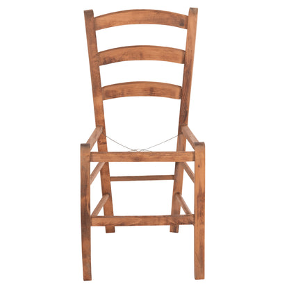 Chair Paros Hm5585.01 Beech Wood Impregnated In Walnut Color 40x41x87hcm.frame Only