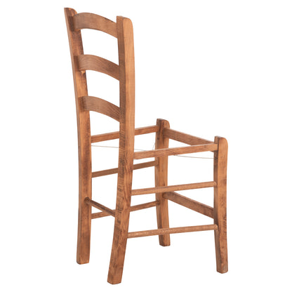 Chair Paros Hm5585.01 Beech Wood Impregnated In Walnut Color 40x41x87hcm.frame Only