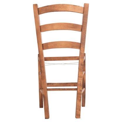 Chair Paros Hm5585.01 Beech Wood Impregnated In Walnut Color 40x41x87hcm.frame Only