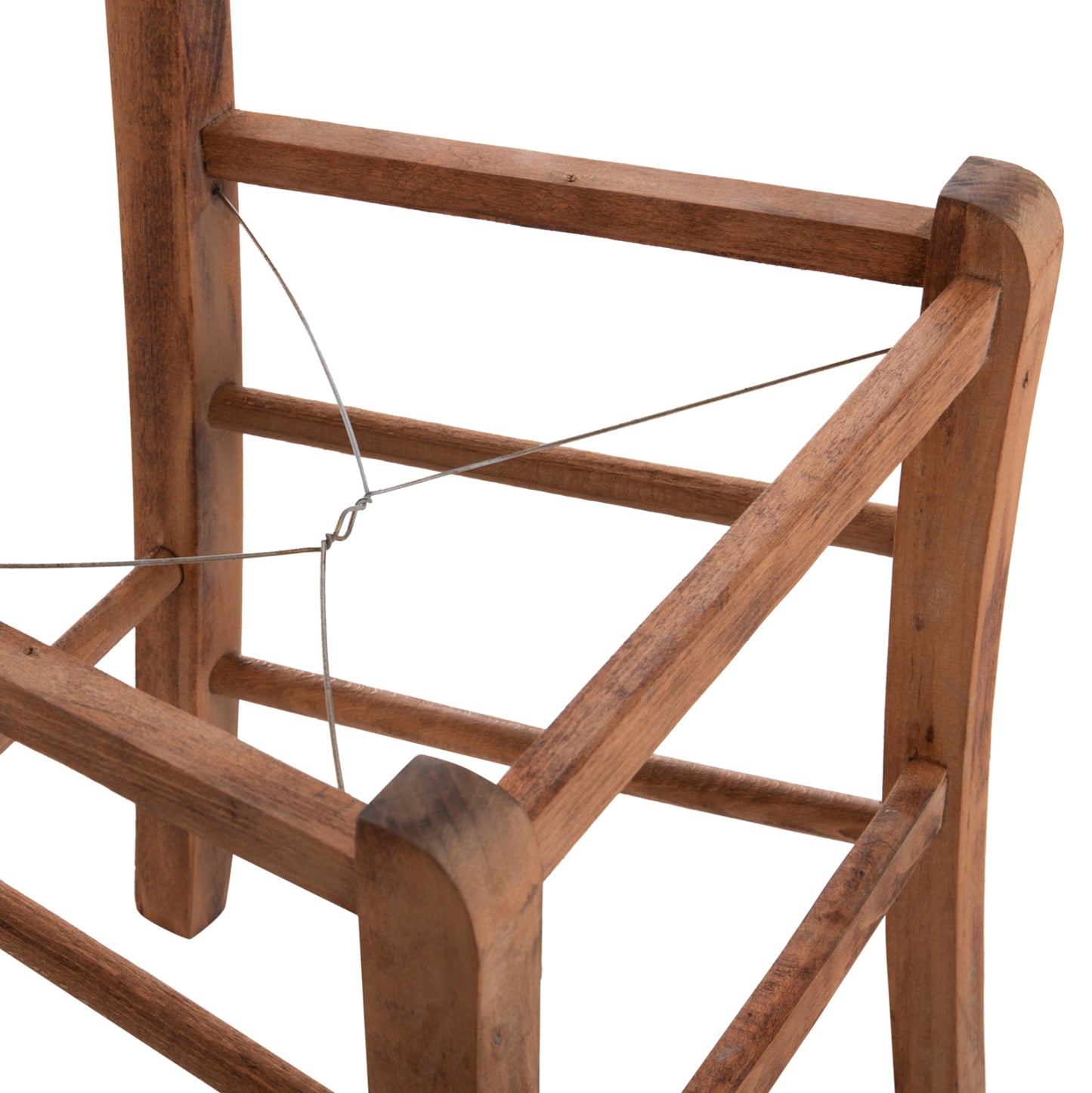 Chair Paros Hm5585.01 Beech Wood Impregnated In Walnut Color 40x41x87hcm.frame Only