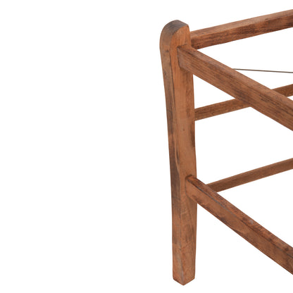 Chair Paros Hm5585.01 Beech Wood Impregnated In Walnut Color 40x41x87hcm.frame Only