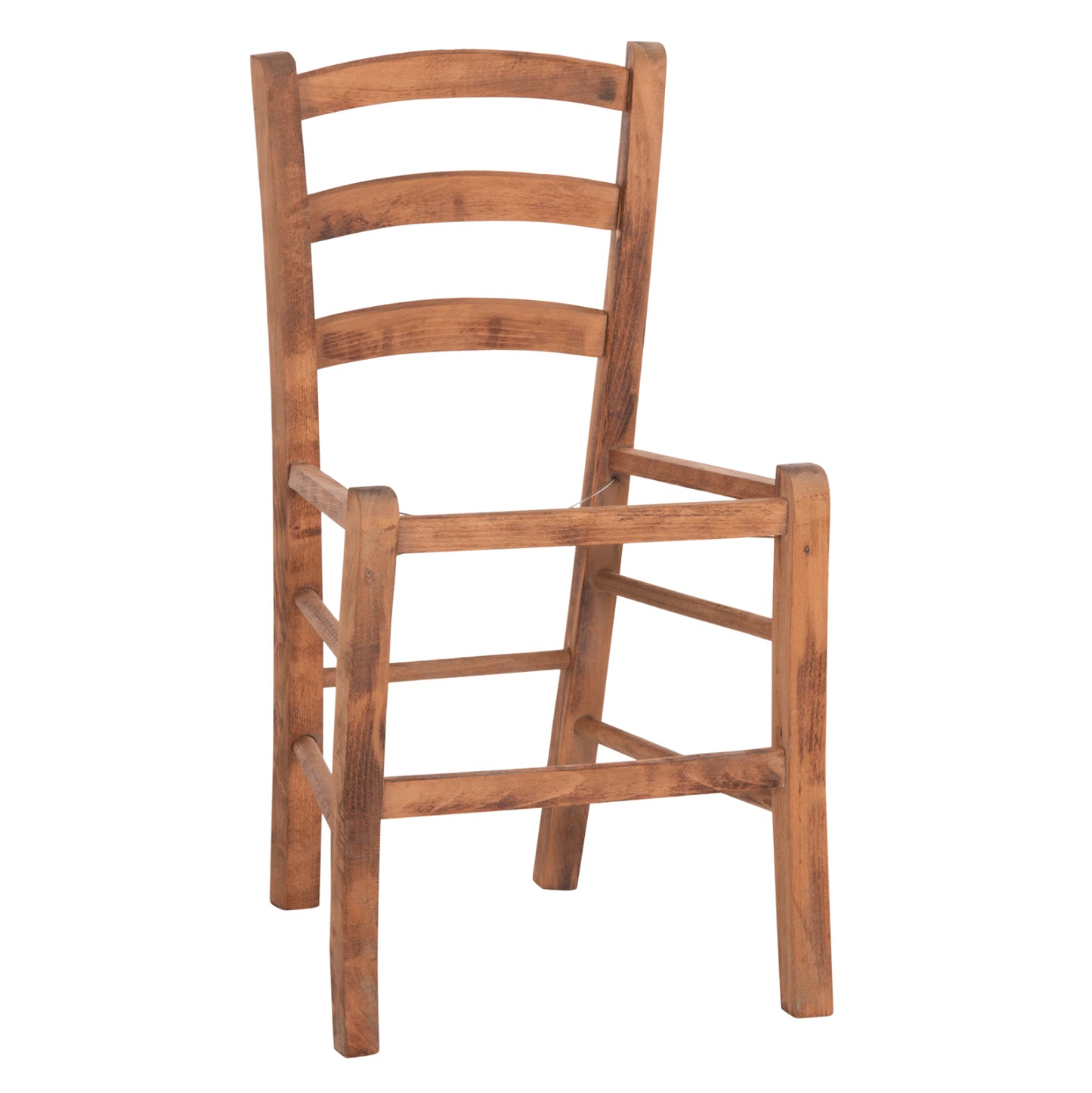 Chair Paros Hm5585.01 Beech Wood Impregnated In Walnut Color 40x41x87hcm.frame Only