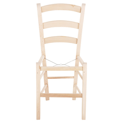 Chair Paros Hm5585.02 Beech Wood Impregnated-not Painted 40x41x87hcm.frame Only