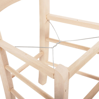 Chair Paros Hm5585.02 Beech Wood Impregnated-not Painted 40x41x87hcm.frame Only