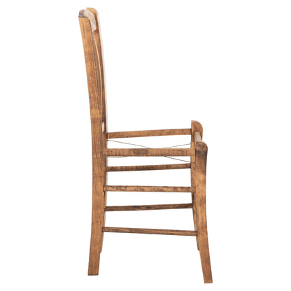 Chair Monte Hm5588.01 Beech Wood Impregnated In Walnut Color 40x41x87hcm.frame Only