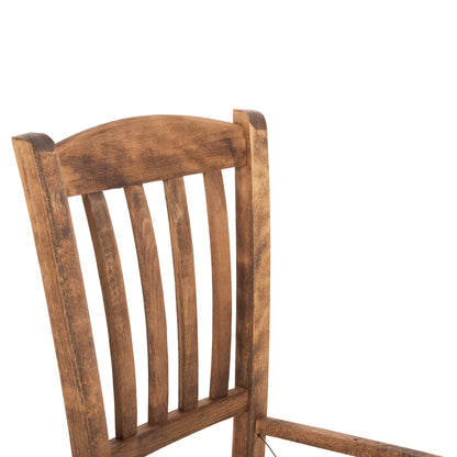Chair Monte Hm5588.01 Beech Wood Impregnated In Walnut Color 40x41x87hcm.frame Only