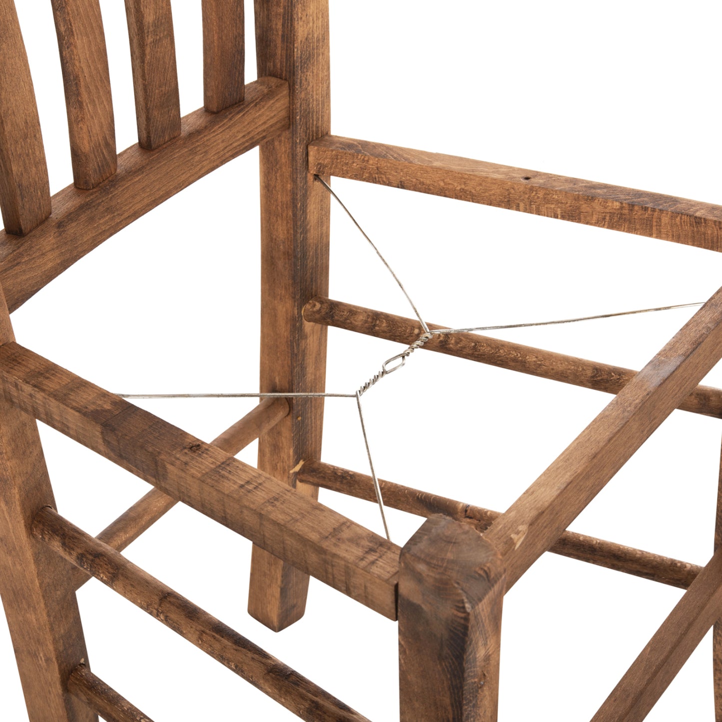 Chair Monte Hm5588.01 Beech Wood Impregnated In Walnut Color 40x41x87hcm.frame Only
