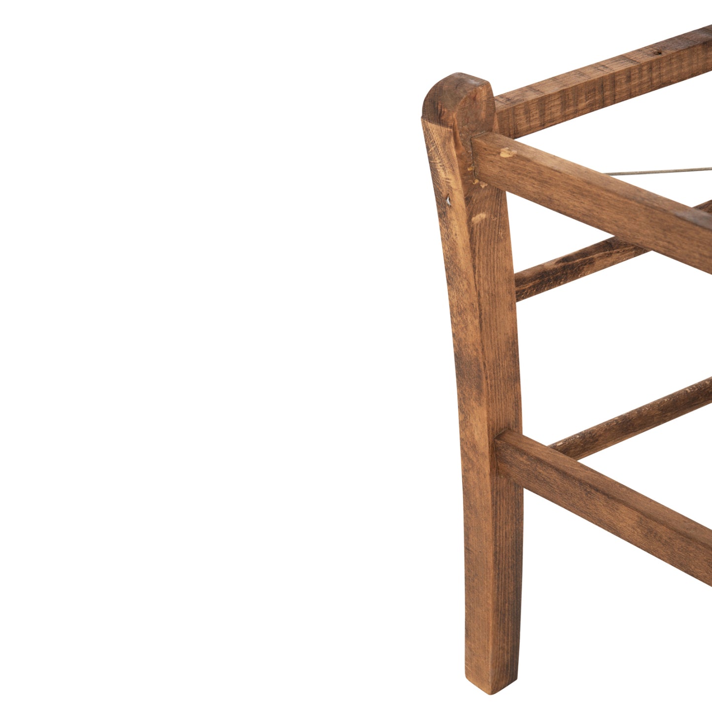 Chair Monte Hm5588.01 Beech Wood Impregnated In Walnut Color 40x41x87hcm.frame Only