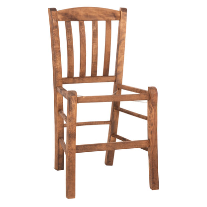 Chair Monte Hm5588.01 Beech Wood Impregnated In Walnut Color 40x41x87hcm.frame Only
