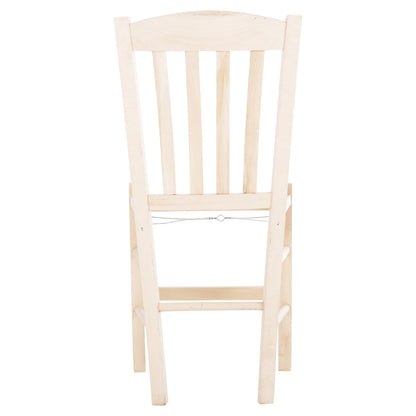 Chair Monte Hm5588.02 Beech Wood Impregnated-unpainted 40x41x87hcm.frame Only