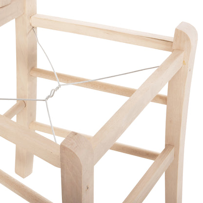 Chair Monte Hm5588.02 Beech Wood Impregnated-unpainted 40x41x87hcm.frame Only