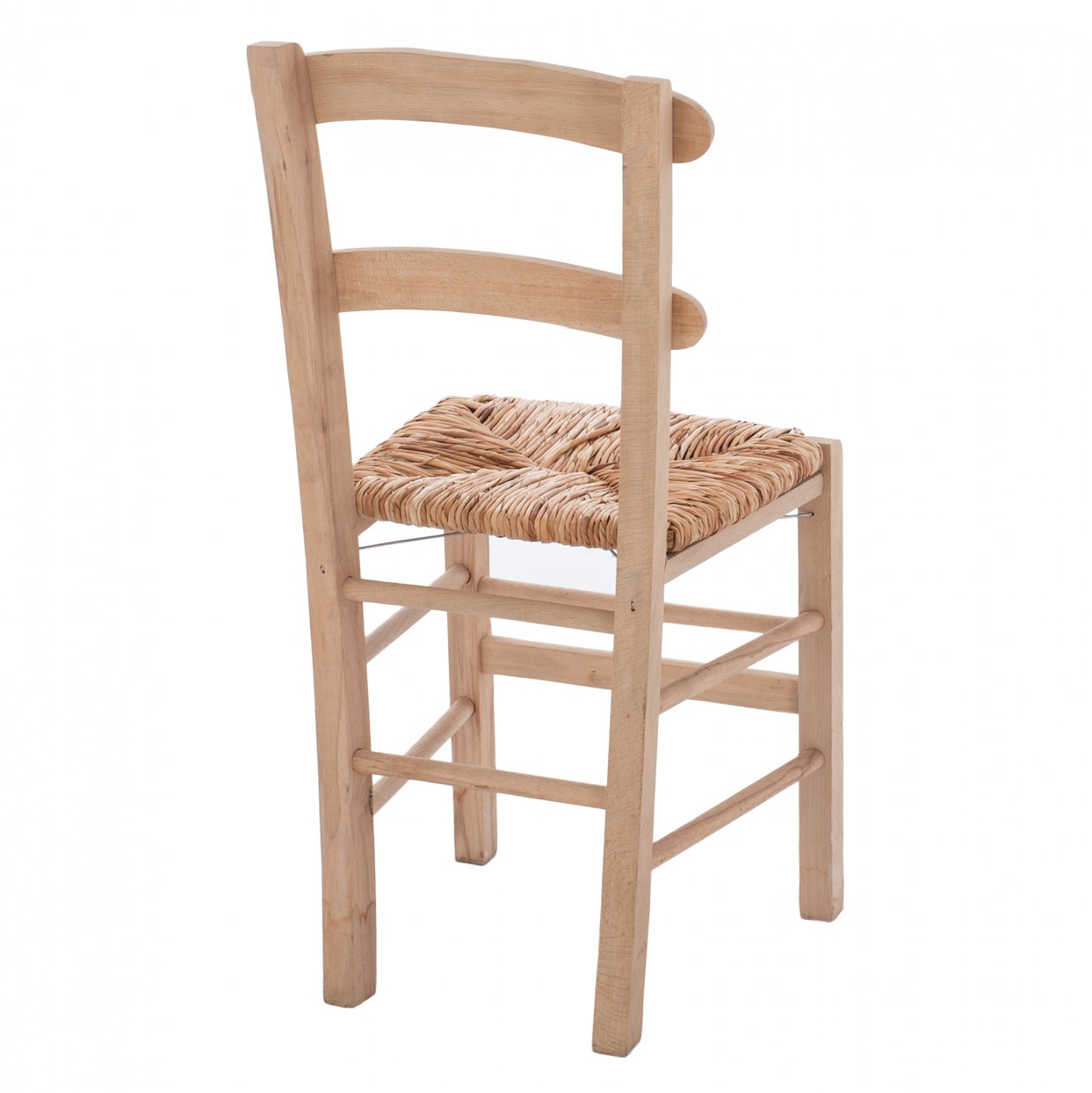Traditional Chair With Straw Unpainted Hm10370.02