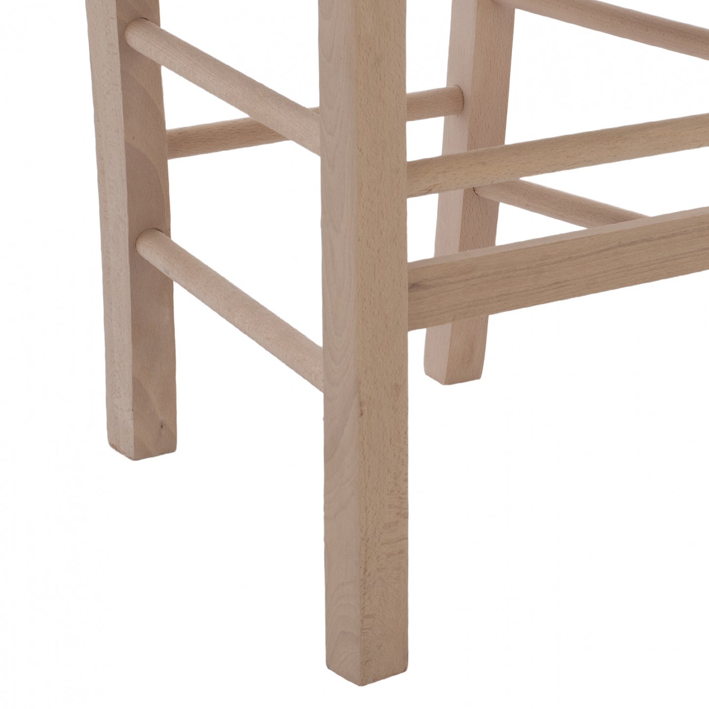 Traditional Chair With Straw Unpainted Hm10370.02