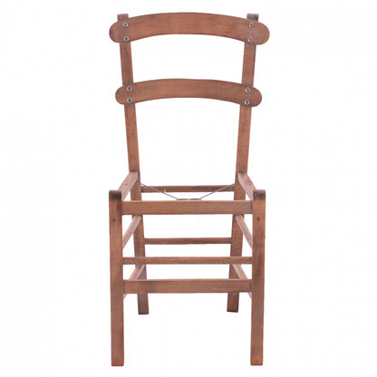 Traditional Coffee Shop Chair Gentry Hm5576.01 Beech Wood With Impregnation In Walnut 40x38x88hcm.