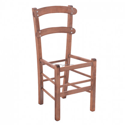 Traditional Coffee Shop Chair Gentry Hm5576.01 Beech Wood With Impregnation In Walnut 40x38x88hcm.