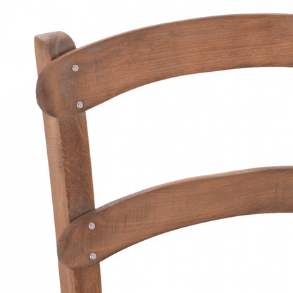 Traditional Chair With Straw Walnut Hm10370.01