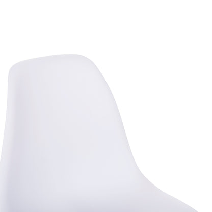 Chair Twist Kid Hm8453.01 With Wooden Legs And Seat Pp White 31x34x55.5h