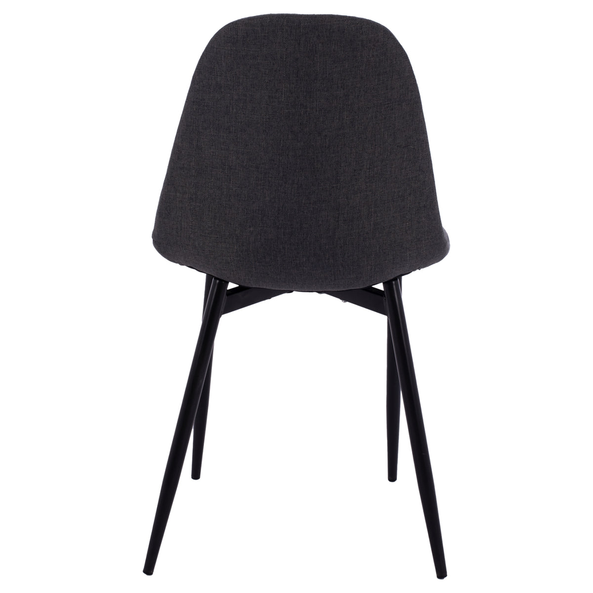 Dining Chair Leonardo Dark Grey Fabric