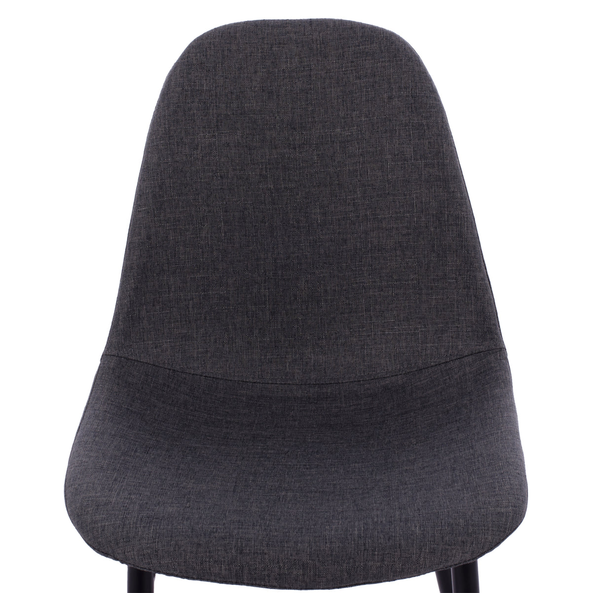 Dining Chair Leonardo Dark Grey Fabric