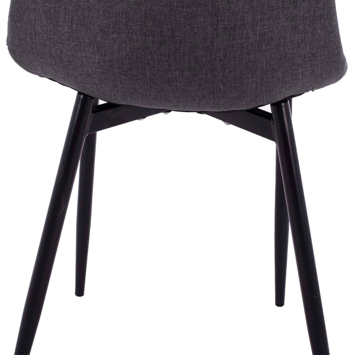 Dining Chair Leonardo Dark Grey Fabric