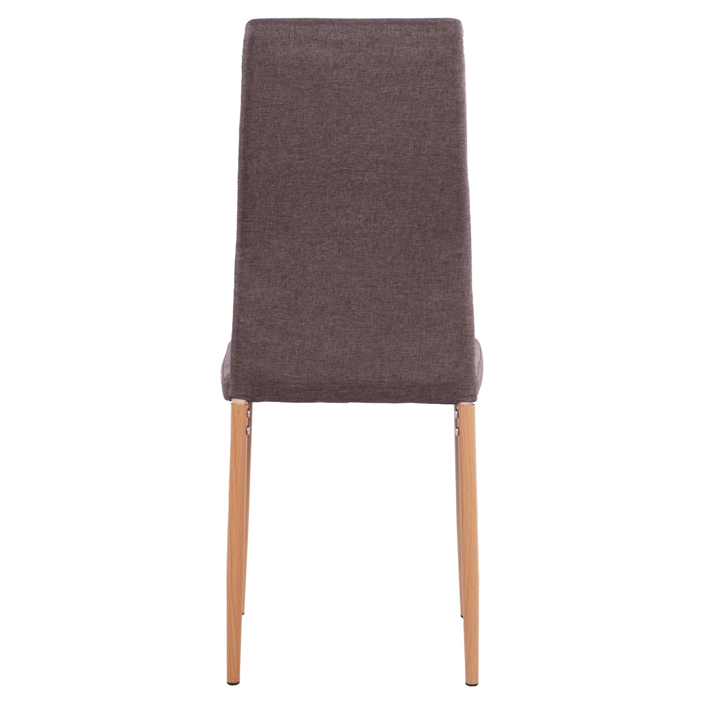 Metallic Chair Lady Hm0037.13 Brown Fabric With Metallic Frame K/d 40x48x95 Cm