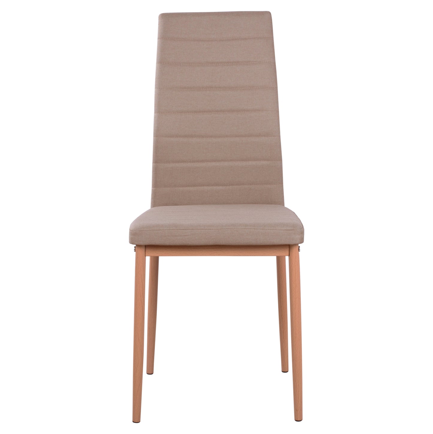 Metallic Chair Lady Hm0037.14 Beige Fabric With Metallic Frame K/d 40x48x95 Cm