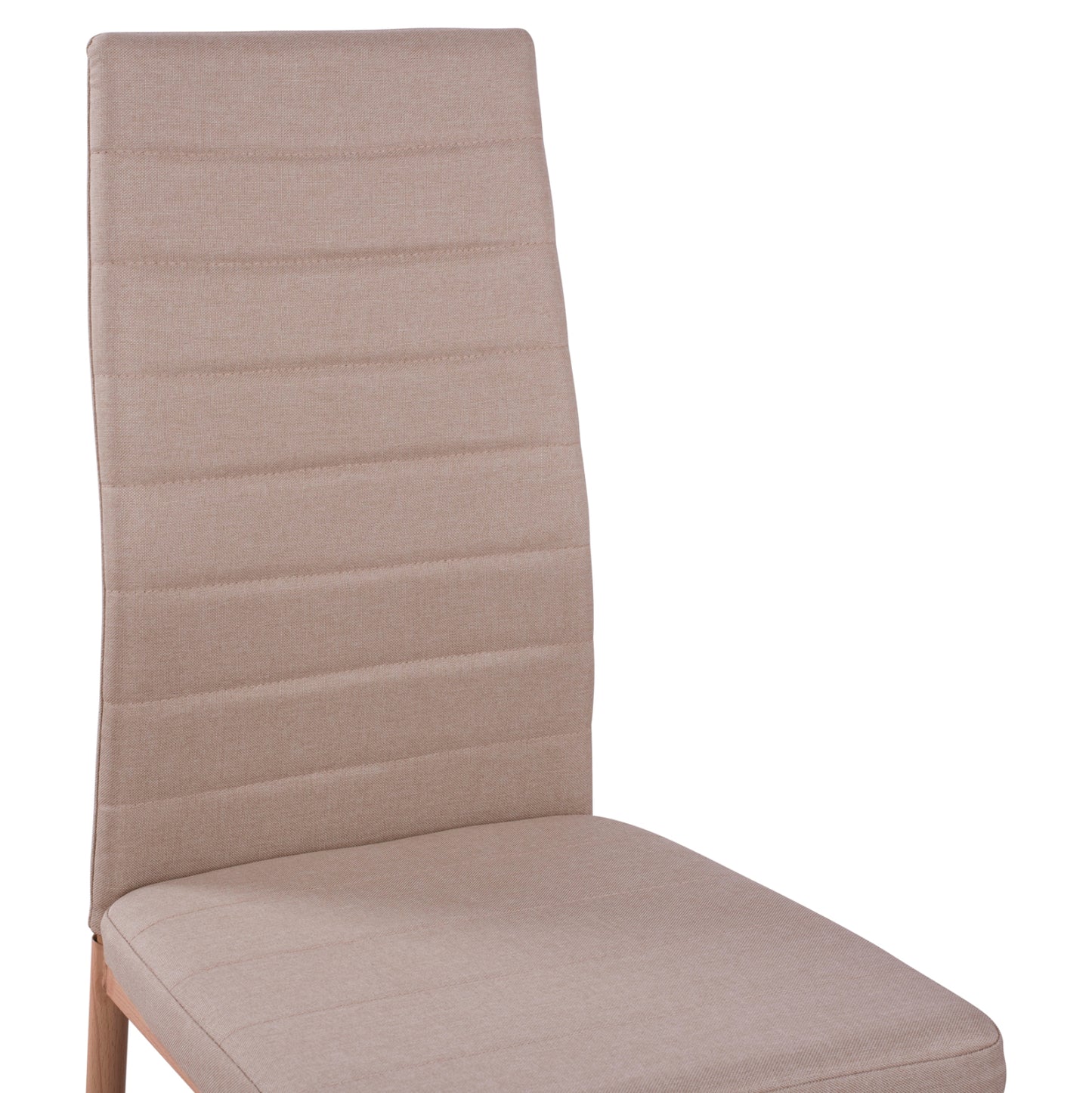 Metallic Chair Lady Hm0037.14 Beige Fabric With Metallic Frame K/d 40x48x95 Cm