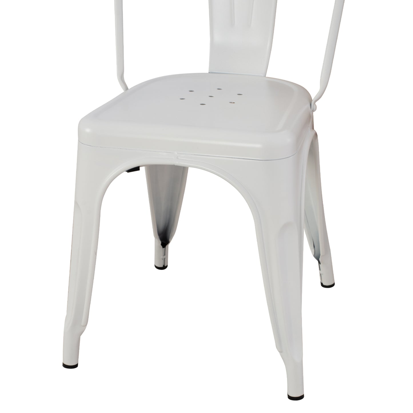 Dining Chair Melita-pro Hm8641.41 Metal In Matte White 44x47x84.5hcm.