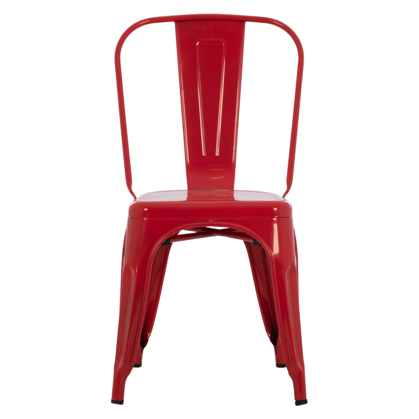 Dining Chair Melita-pro Hm8641.44 Metal In Red 44x47x84.5hcm.