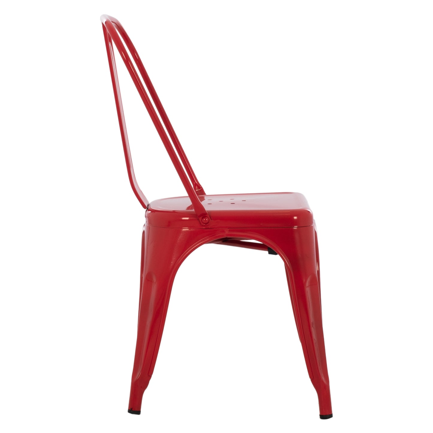 Dining Chair Melita-pro Hm8641.44 Metal In Red 44x47x84.5hcm.