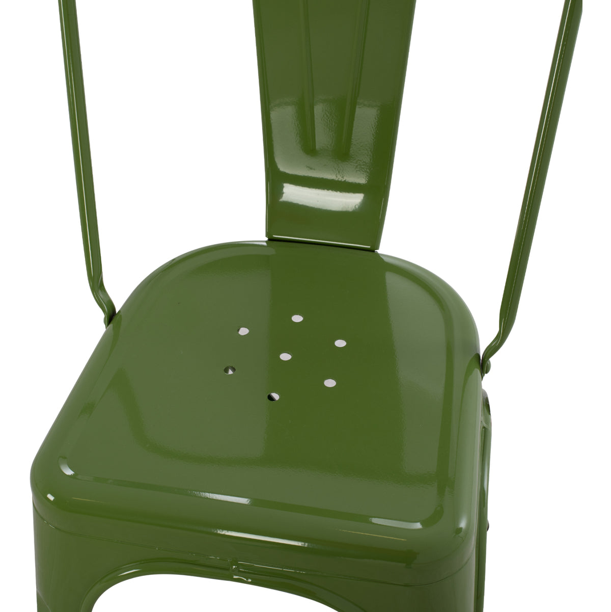 Dining Chair Melita-pro Hm8641.53 Metal In Light Olive Green 44x47x84.5hcm.