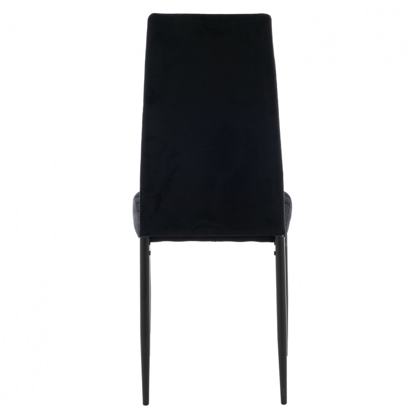 Metal Chair Hm0037.34 Black Velvet With Metal Frame K/d