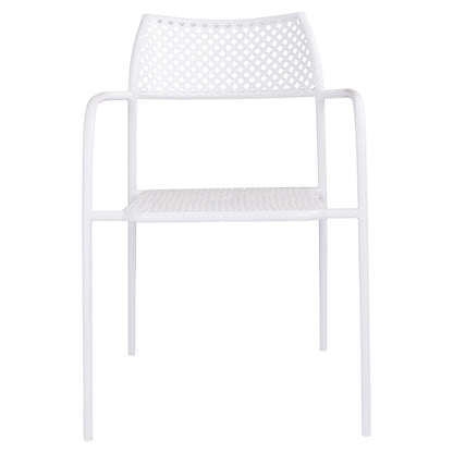 Metallic Chair White Thetis Hm5173.12 55x57x79 Cm