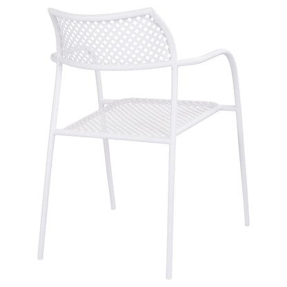 Metallic Chair White Thetis Hm5173.12 55x57x79 Cm