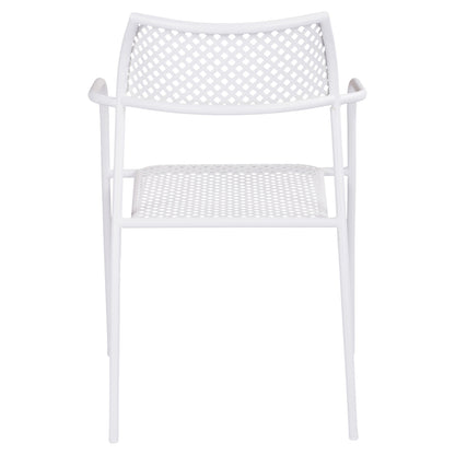 Metallic Chair White Thetis Hm5173.12 55x57x79 Cm