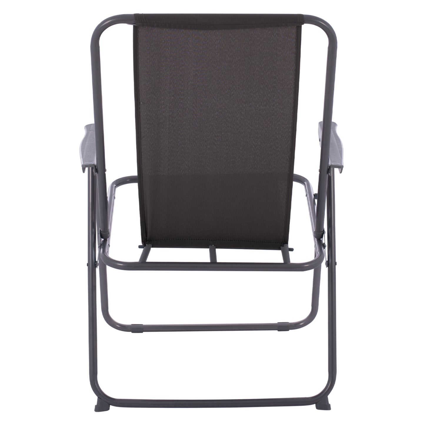 Beach Chair Hm5148.01, Grey Fabric, Metal Frame, High Back