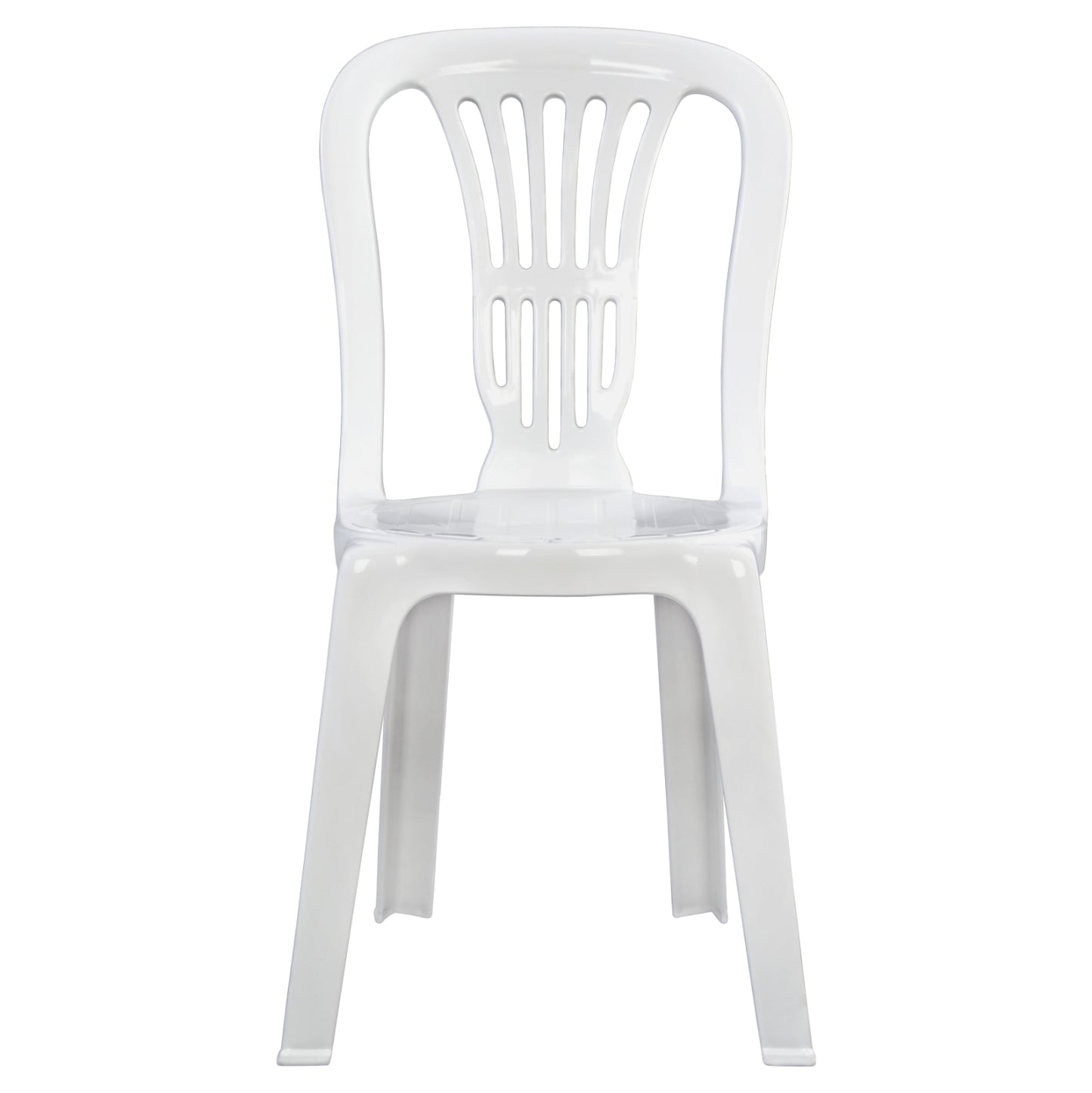 Pastic Chair Vienna White 303002010  44x50x87 Cm