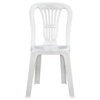 Pastic Chair Vienna White 303002010  44x50x87 Cm